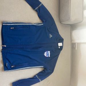 blue sports jacket